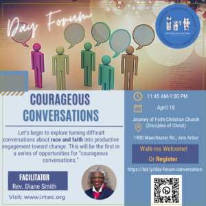 Courageous Conversations flyer